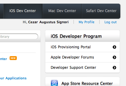 iOS Provisioning Portal